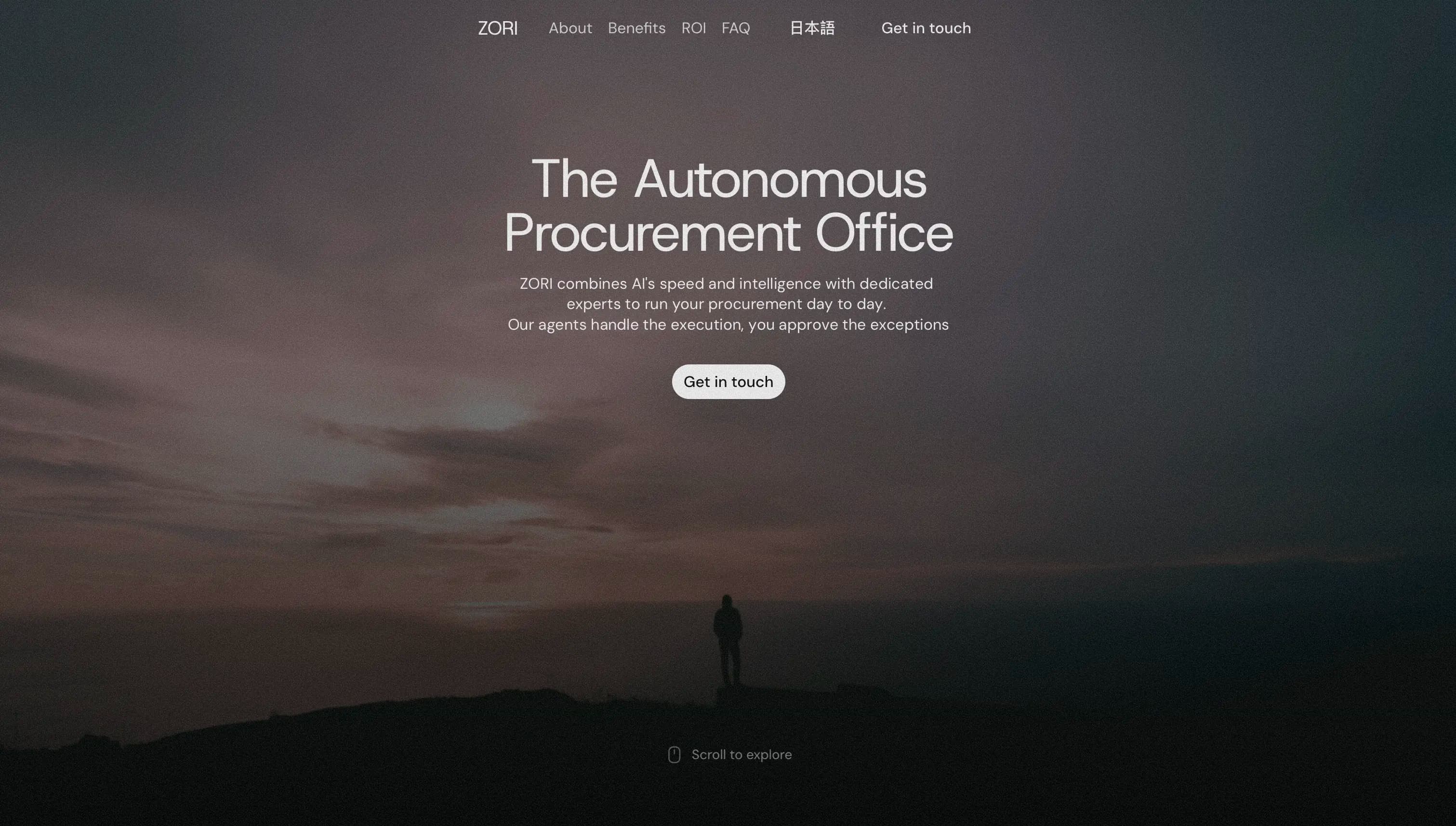 Zori, enterprise procurement SaaS platform